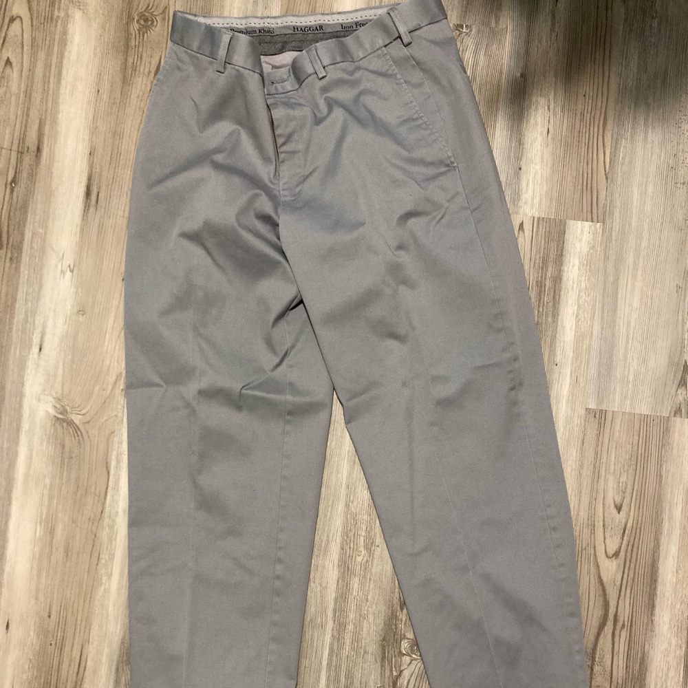 Haggar gray dress pants 32/30 - Picture 1 of 1